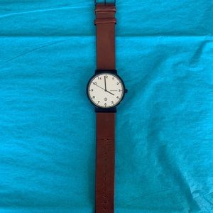 Skagen Genuine Leather Watch